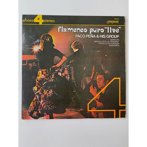 Paco Pena & His Group Flamenco Puro Live LP London Records Phase 4 SP 44172 VG+